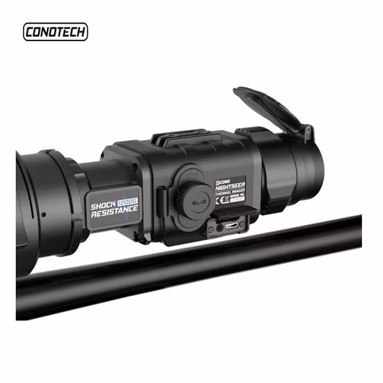 Clipe de escopo de observação no termovisor para dia e noite ao ar livre