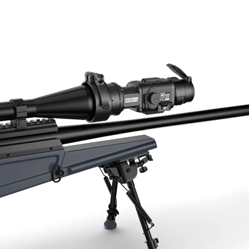 Escopo de visão noturna monocular de imagem térmica com clipe versátil mais vendido para caça, acessório de imagem térmica